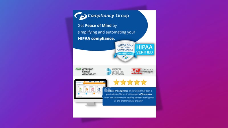 HIPAA Compliancy Group Flyer