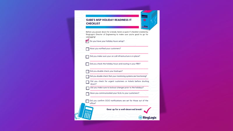 IT Checklist