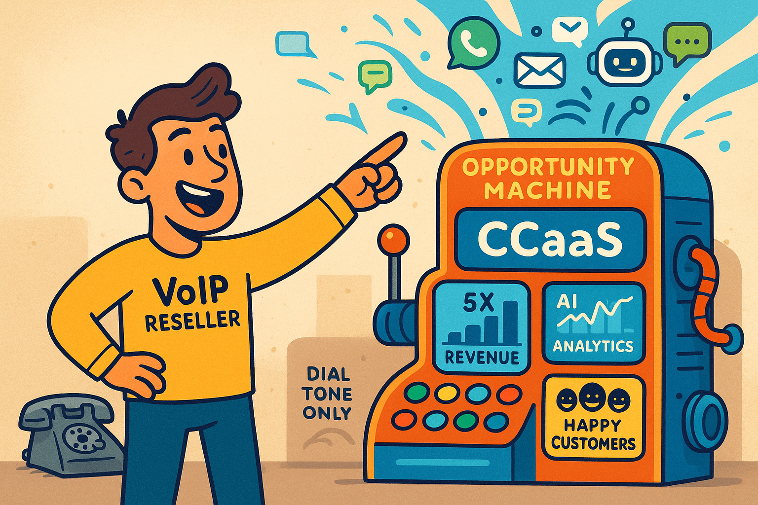 VoIP Resellers: Why Adding CCaaS Unlocks More Revenue featured image