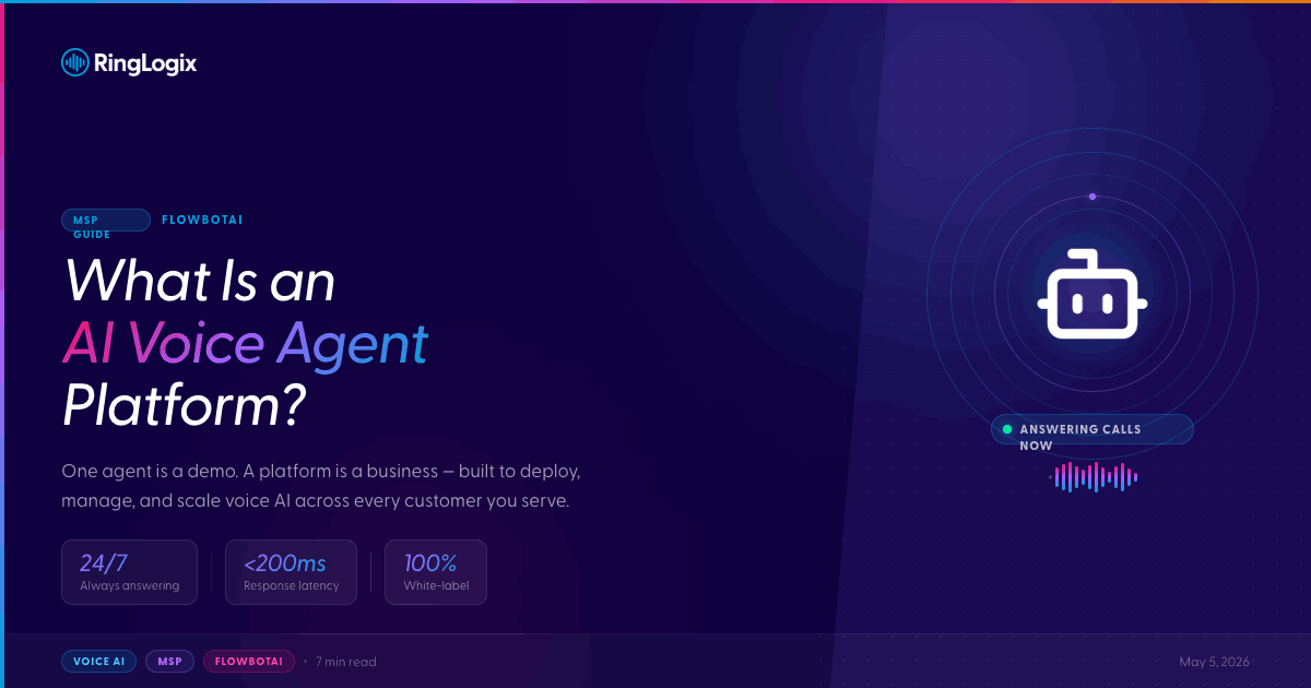 AI Voice Agent Platform: What It Is and Why MSPs Need One | RingLogix