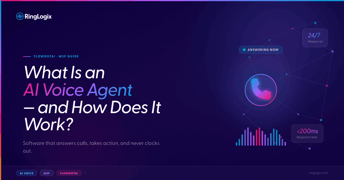 AI Voice Agents: What They Are and How They Work | RingLogix featured image